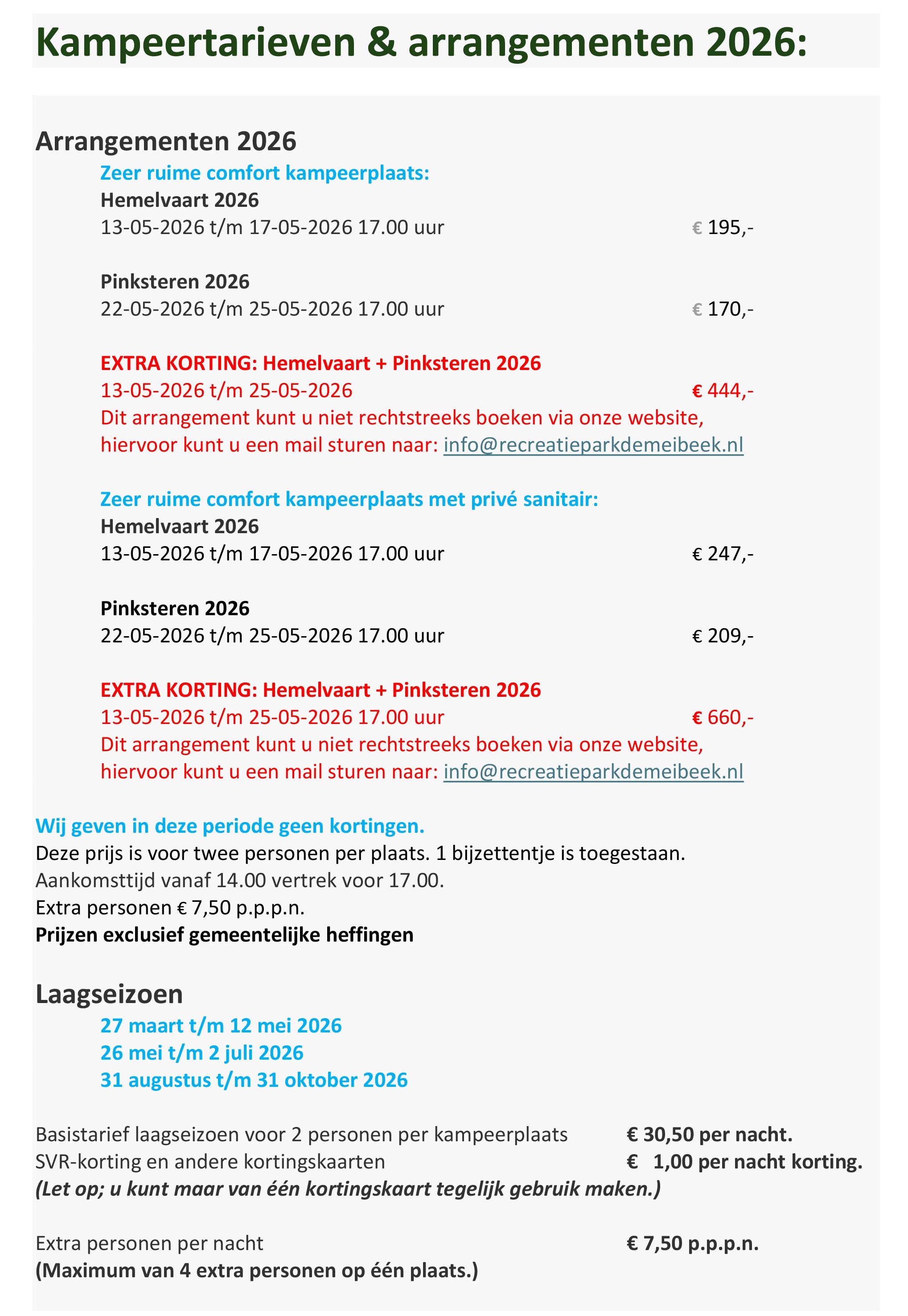 Arrangementen 1